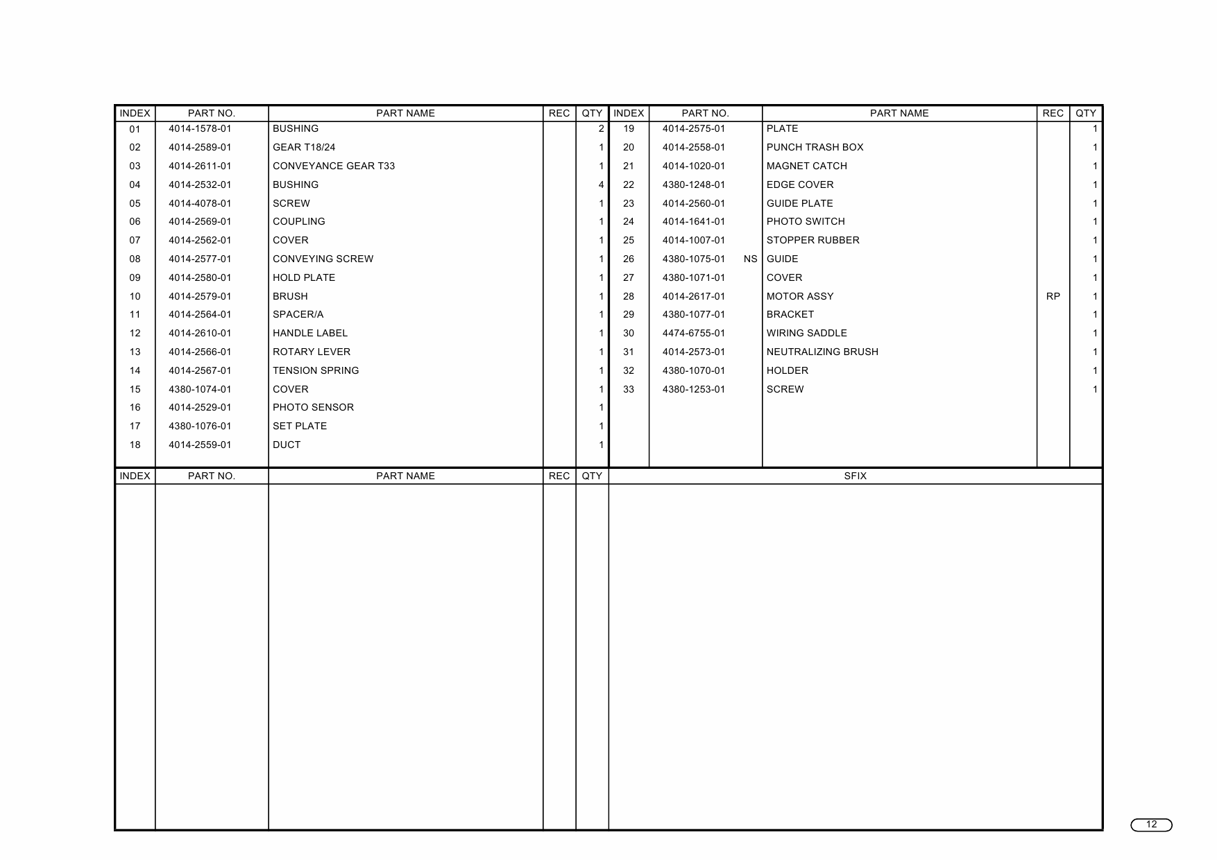 Konica-Minolta Options PK-7 4395 Parts Manual-2